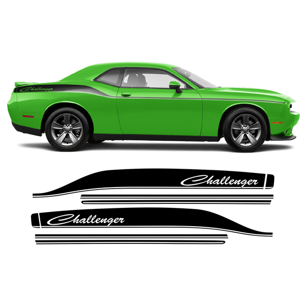 Dodge challenger deals decals and emblems