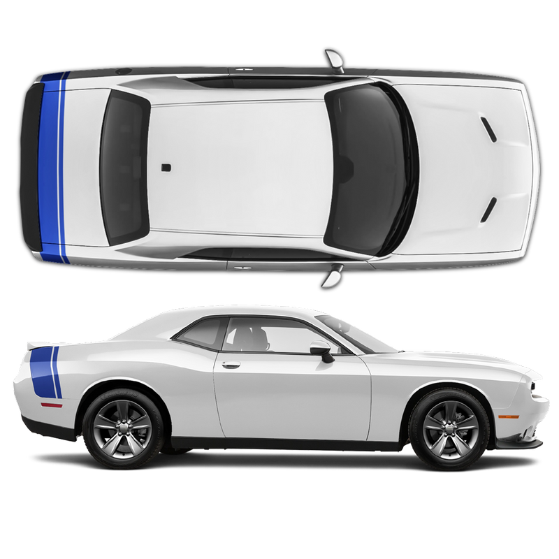 Complete 7-Piece White LED Interior Light Kit For Dodge Challenger (2008-2020) - Map, Trunk, License Plate Lights