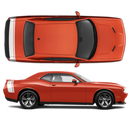 Mopar Style Trunk Stripe, Dodge Challenger 2008 - 2020 black