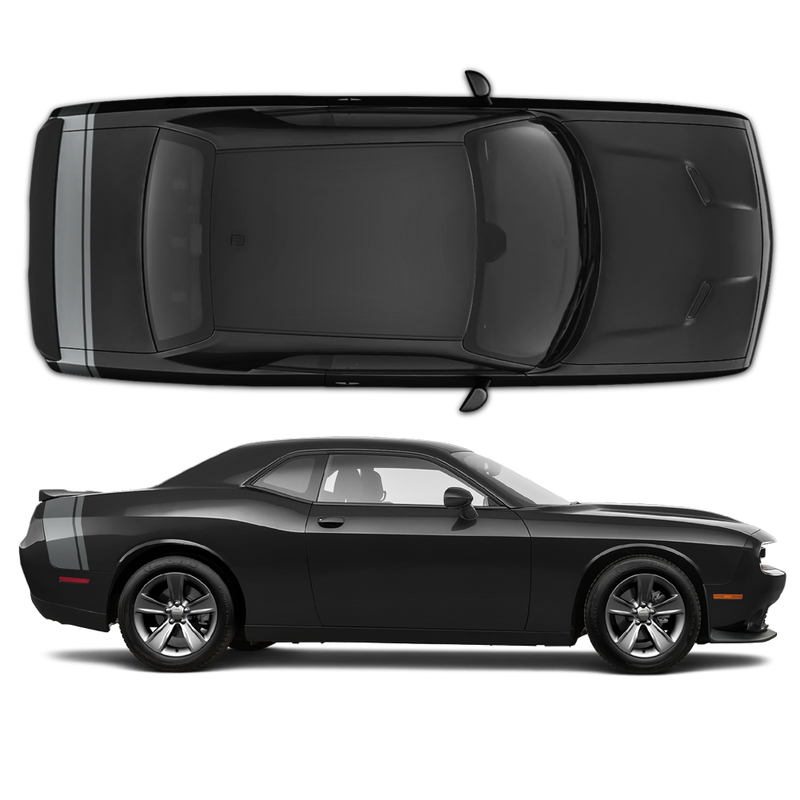 Mopar Style Trunk Stripe, Dodge Challenger 2008 - 2020 black