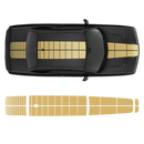 PULSE Rally Top stripes for Hood/Roof/Trunk, Dodge Challenger 2009 - 2018 black