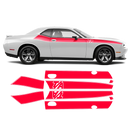 T/A side stripes, DODGE Challenger 2011 - 2020 black