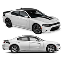 Daytona Style Trunk / Hood Stripes, for Dodge Charger 2015 - 2019