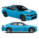 Daytona Style Trunk / Hood Stripes, for Dodge Charger 2015 - 2019