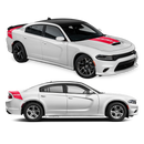 Daytona Style Trunk / Hood Stripes, for Dodge Charger 2015 - 2019