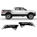 SCRATCHED REBEL Small Side Graphic, Dodge RAM black