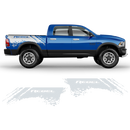 SCRATCHED REBEL Small Side Graphic, Dodge RAM black