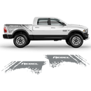 SCRATCHED REBEL Small Side Graphic, Dodge RAM black