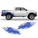 Skull Scratched side graphic, Dodge RAM (fit any truck) black