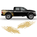 Skull Scratched side graphic, Dodge RAM (fit any truck) black