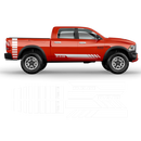 Side stripes graphic, Dodge RAM black