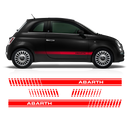 Side stripes, for Fiat 500 Abarth