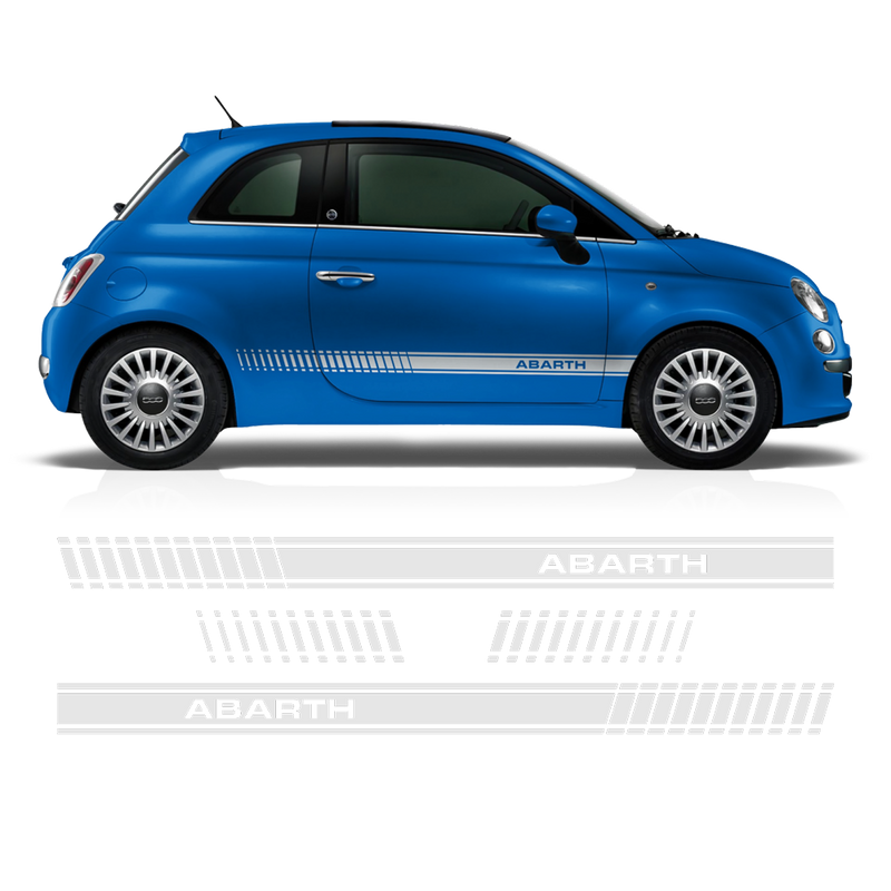 Side stripes, for Fiat 500 Abarth