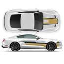 Accent Side / Hood Graphic decals set, for Ford Mustang 2015 - 2023