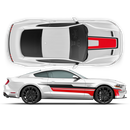 Accent Side / Hood Graphic decals set, for Ford Mustang 2015 - 2023
