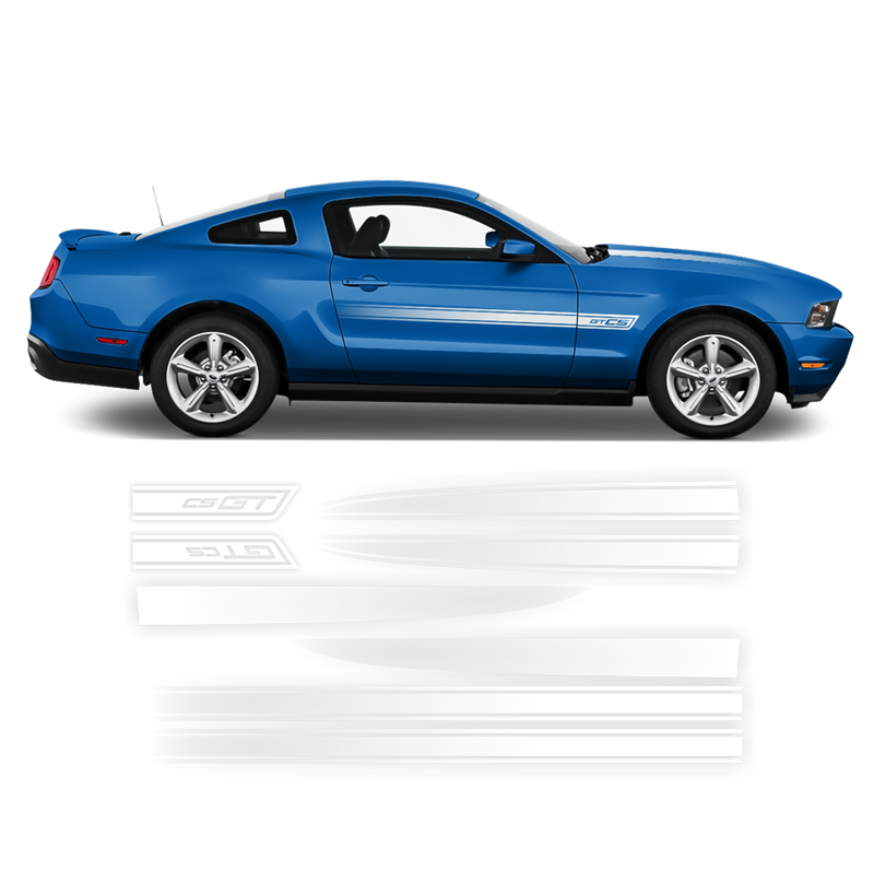 mustang California Special stripes 2011 2012 GT/CS Rocker Stripes