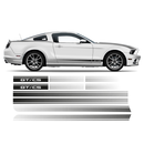 California Special GT/CS FADED Rocker Stripes, for Ford Mustang 2013 2014