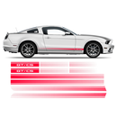 California Special GT/CS FADED Rocker Stripes, for Ford Mustang 2013 2014California Special GT/CS FADED Rocker Stripes, for Ford Mustang 2013 2014