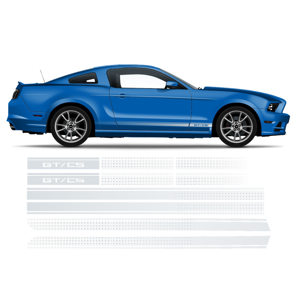mustang California Special stripes 2014 GT/CS Rocker Stripes