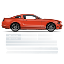 California Special GT/CS FADED Rocker Stripes, for Ford Mustang 2013 2014