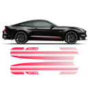 California Special GT/CS Faded Rocker Stripes, for Ford Mustang 2015 - 2017
