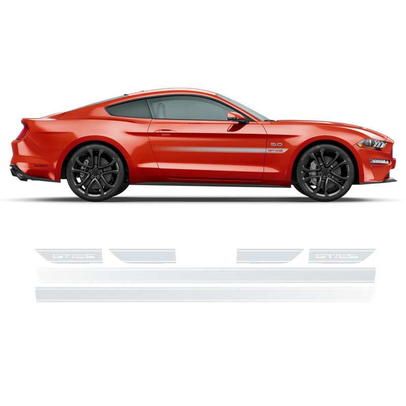 California Special GT/CS Rocker Panel Stripes, for Ford Mustang 2018 - 2020