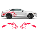 Coyote side graphic, for Ford Mustang 2005 - 2021 Decals - autodesign.shop