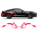 Coyote side graphic, for Ford Mustang 2005 - 2021 Decals - autodesign.shop