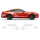 Coyote side graphic, for Ford Mustang 2005 - 2021 Decals - autodesign.shop
