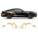 Coyote side graphic, for Ford Mustang 2005 - 2021 Decals - autodesign.shop