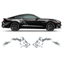 Coyote side graphic, for Ford Mustang 2005 - 2021 Decals - autodesign.shop