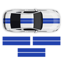 Double Racing Stripes over the top, for Mustang 2005 - 2014