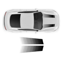 Edition 55 Faded Stripes, for Ford Mustang 2019 - 2020 - autodesign.shop