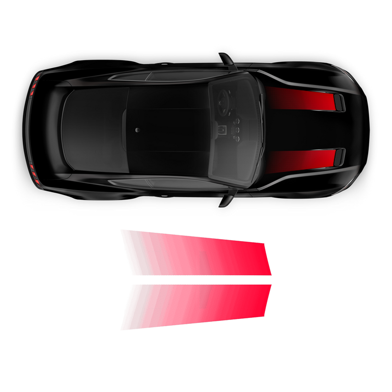 Edition 55 Faded Stripes, for Ford Mustang 2019 - 2020 - autodesign.shop