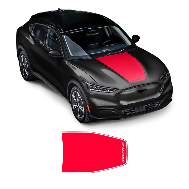 MACH - E Hood Decal, for Ford Mustang 2021 - 2023