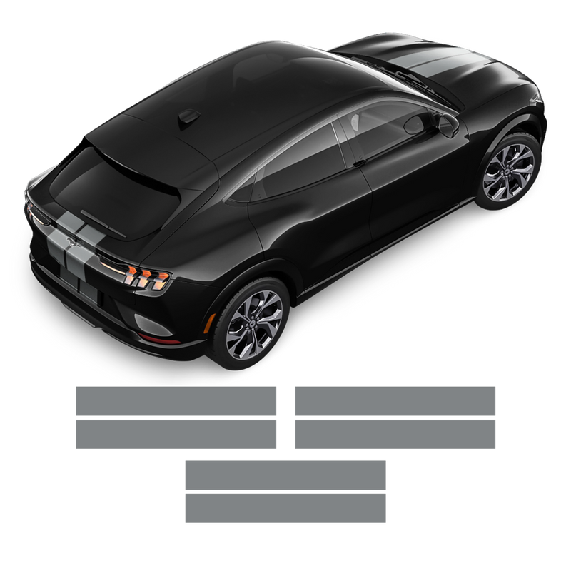 Racing Stripes Set MACH-E GT, for Ford Mustang 2020 - 2021