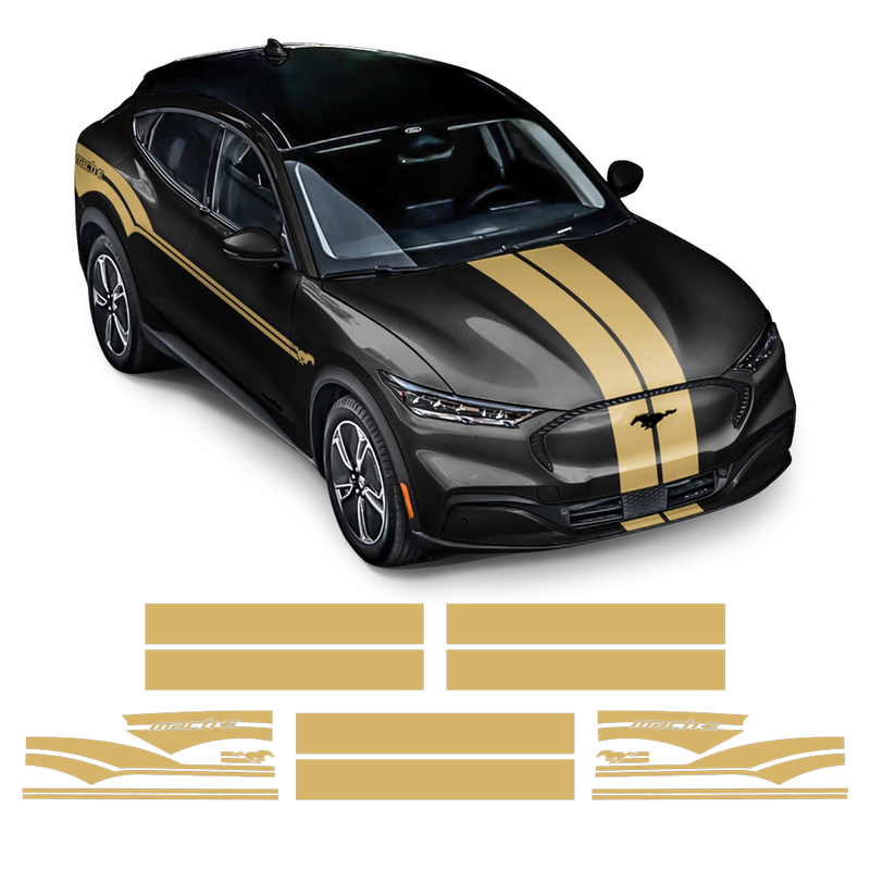 Racing Stripes Set MACH-E, for Ford Mustang 2020 - 2021