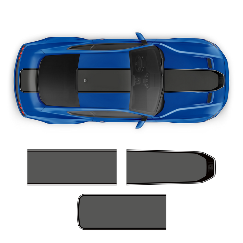 MACH1 Decals Over the Top, for Ford Mustang 2018 - 2023