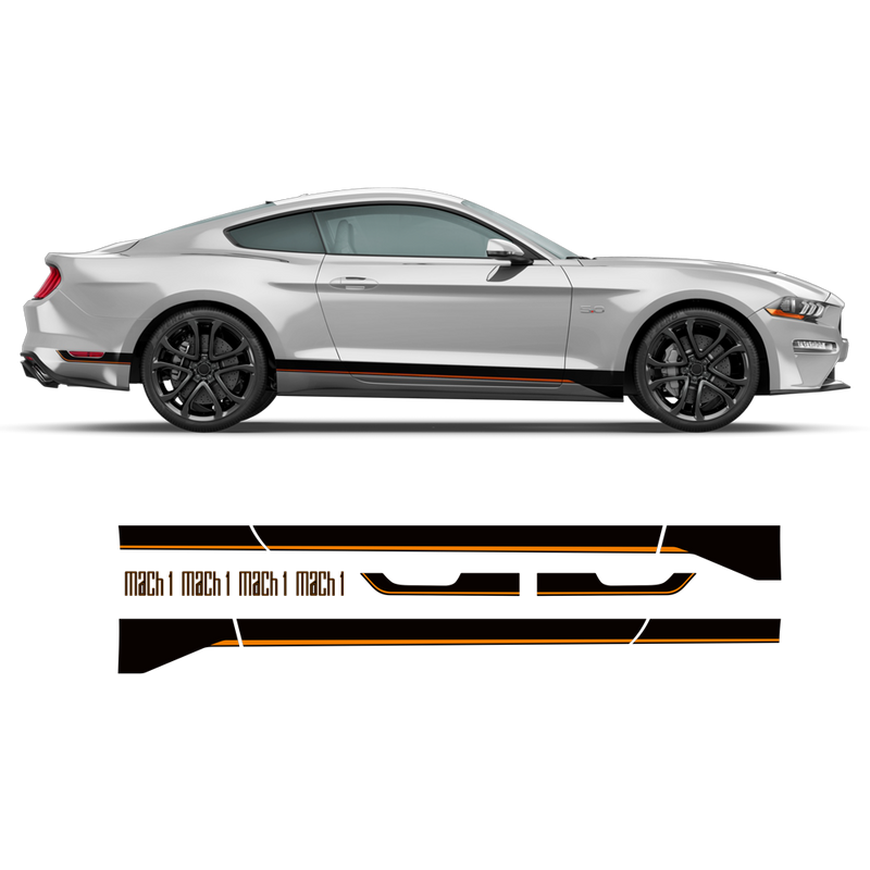 Mustang side stripes deals