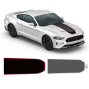 MACH1 Hood Decals Set, Ford Mustang 2018 - 2020