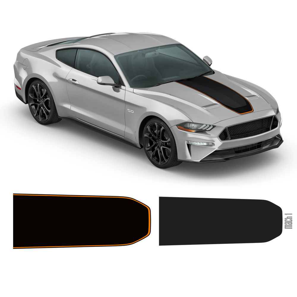 Gt Mach One Decal Set SUPERSONIC (Digital Print) Ford Mustang