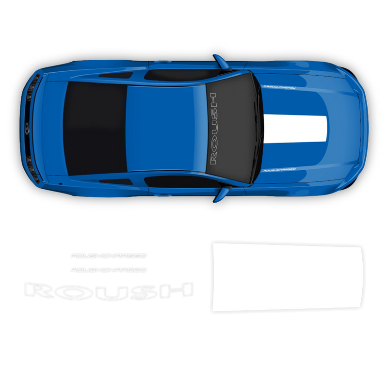 Roush Hood Decal, for Ford Mustang 2005 - 2014
