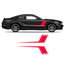 ROUSH Racing Stripes Set, for Ford Mustang 2005 - 2014