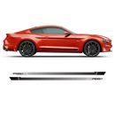 Roush RS1 / RS2 / RS3 faded rocker stripes, Ford Mustang 2015 - 2023