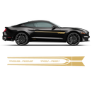 ROUSH Stage1 Stage2 Door Stripes, Ford Mustang 2015 - 2020 black