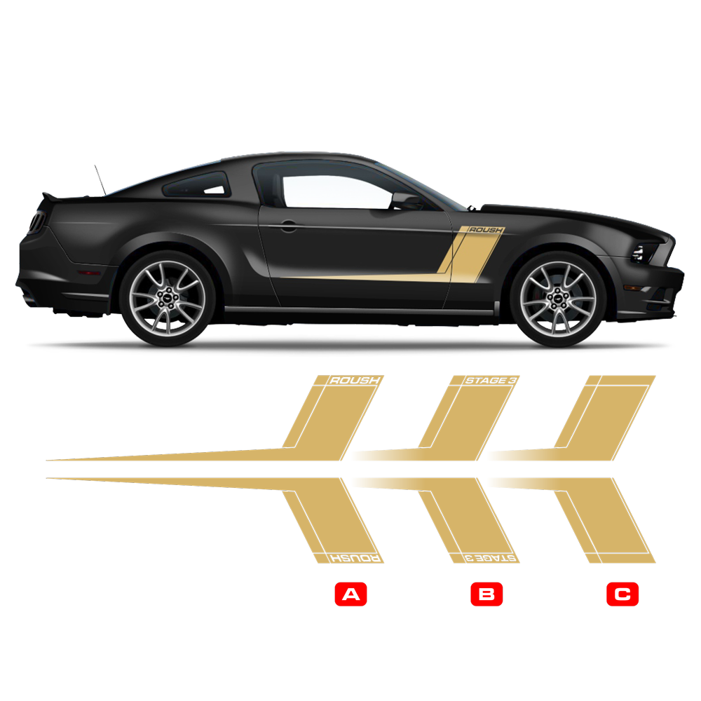 ROUSH Mustang Decal Ford Mustang ROUSH Windshield Banner Decal Sticker - White Vinyl, 3.75" X 39", Glossy Finish Windshield Sticker Bomb White Car & Truck Decals & Vinyl - Foto 10