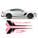 ROUSH Side Graphic Decals set, for Ford Mustang 2015 - 2017