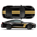 Racing Top Stripes / Side Graphics decals set, for Ford Mustang 2015 - 2023