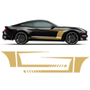 Racing Top Stripes / Side Graphics decals set, for Ford Mustang 2015 - 2023