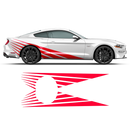 Rising Sun Side Graphics, for Ford Mustang 2015 - 2022